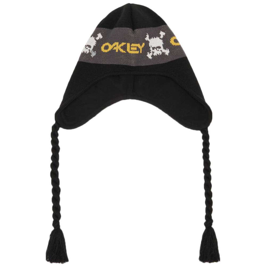 Oakley Apparel Tc Skulls Flaps Beanie Black Man