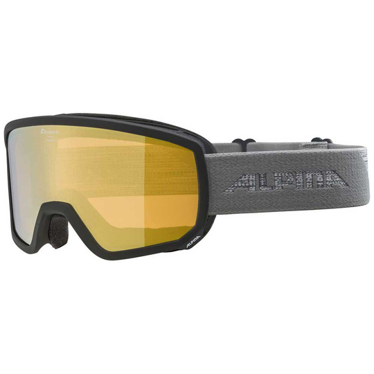 Alpina Scarabeo Hm Ski Goggles Black,Grey Gold/CAT2