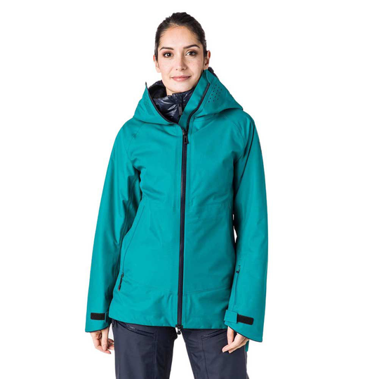 Rossignol Skpr 3l Jacket Green XS Woman