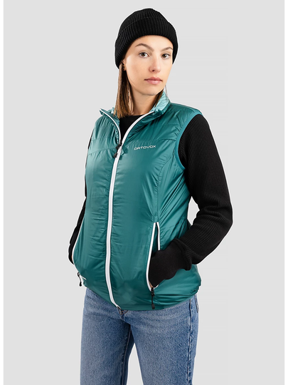 Ortovox Swisswool Piz Grisch Insulator Jacket pacific green