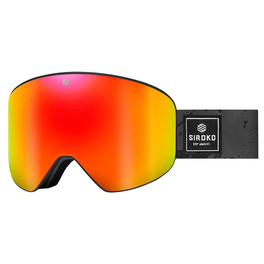 Siroko Gx Ski Goggles Red,Black Red Mirror/CAT3