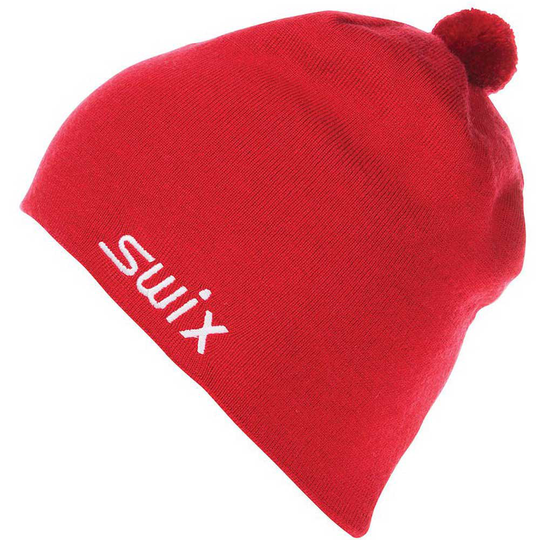 Swix Tradition Beanie Red 56 cm Man
