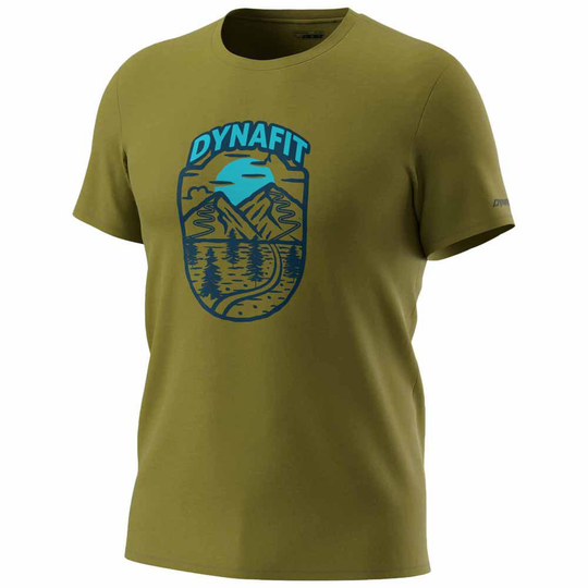 Dynafit Graphic Co Short Sleeve T-shirt Green S Man