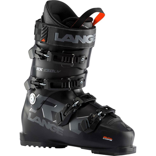 Lange Rx 130 Low Volume Alpine Ski Boots Black 25.5