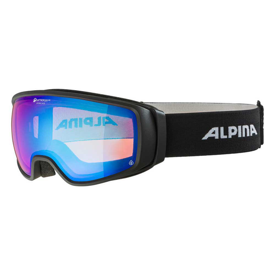 Alpina Double Jack Planet Q-lite Ski Goggles Blue Q-Lite Blue Spherical Lens/CAT2/M