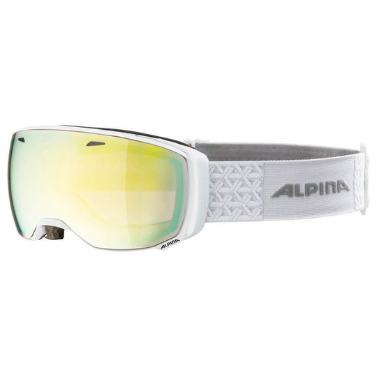 Alpina Estetica Qvm Ski Goggles White Ruby Red / Vario QVMM Lightgold/CAT2-3