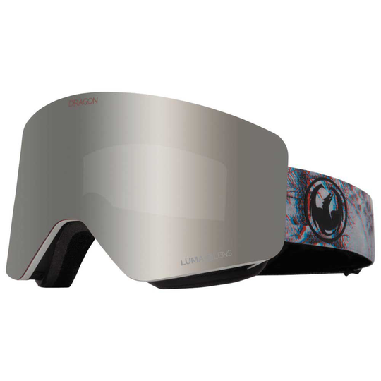 Dragon Alliance R1 Otg Bonus Ski Goggles Silver Lumalens Silver Ion/CAT3+Ellow/CAT1