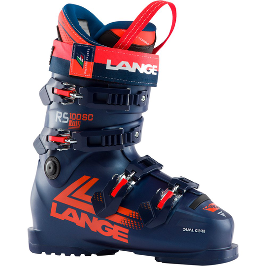 Lange Rs 100 Sc Wide Kids Alpine Ski Boots Multicolor 23.5