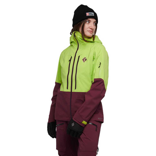 Black Diamond Recon Lt Jacket Green M Woman