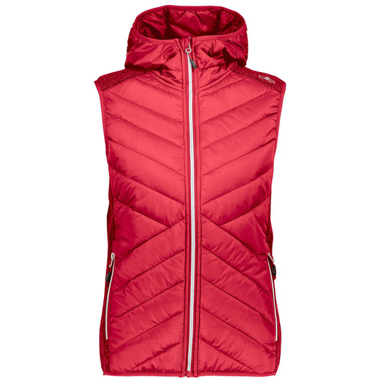 Cmp 39h0556 Heavy Fix Hybrid Fleece Vest Red 2XS Woman