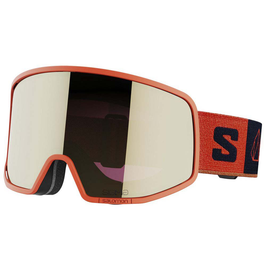 Salomon Lo Fi Sigma Ski Goggles Orange Solar/CAT 2