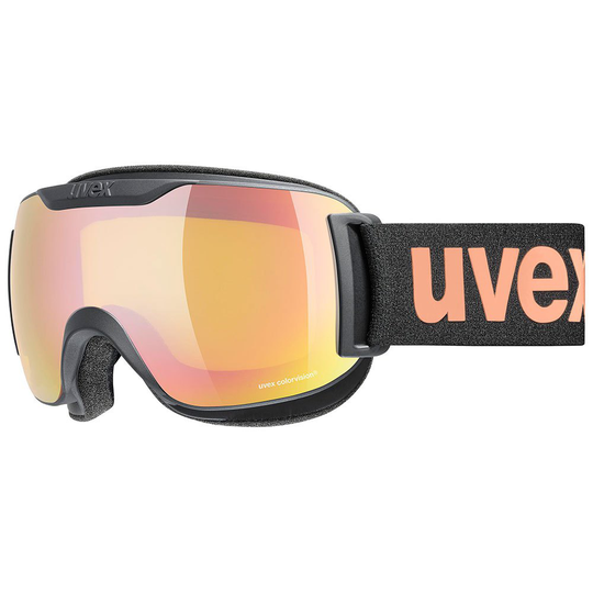 Uvex Downhill 2000 S Cv Ski Goggles Black Mirror Rose Colorvision Yellow/CAT1