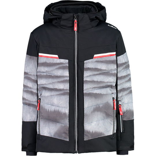 Cmp Snaps Hood 31w0624 Jacket Black 8 Years Boy