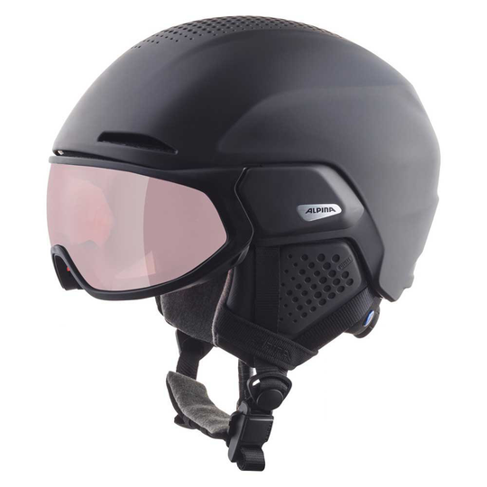 Alpina Alto Qv Helmet Black 51-55 cm