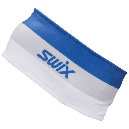 Swix Focus Headband White,Blue 56 cm Man