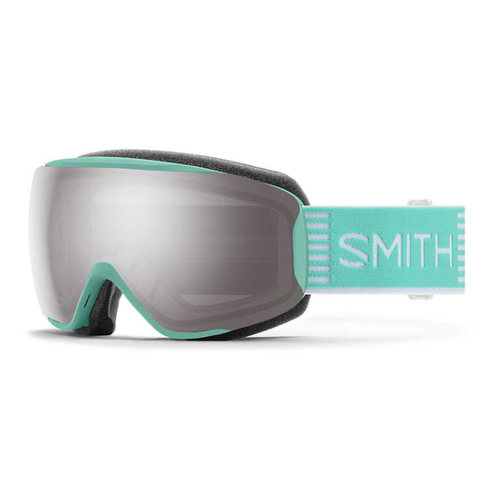 Smith Moment Ski Goggles Green ChromaPop Sun Platinum Mirror/CAT3