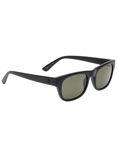 Electric Pop Matte Black Sunglasses grey polar