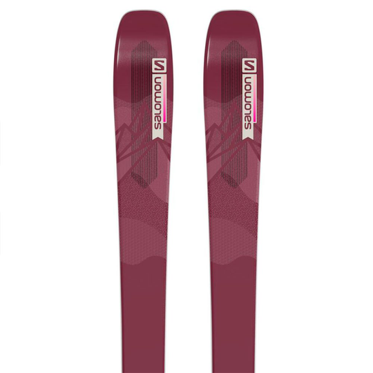 Salomon Qst Lux 92 Alpine Skis Woman Red 153