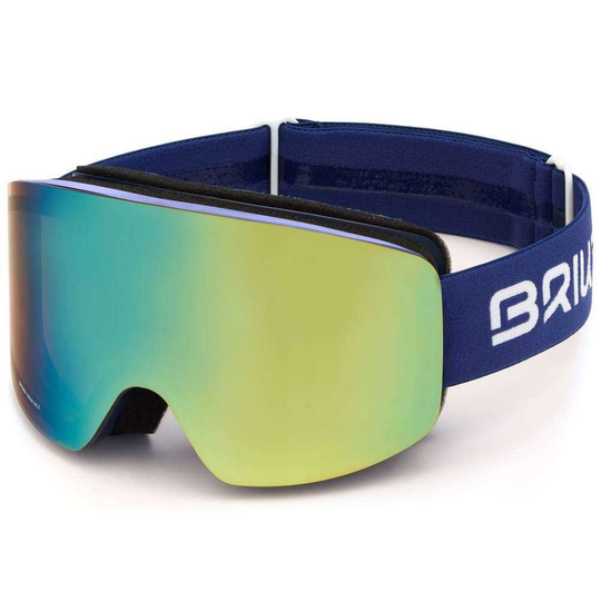Briko Borealis Magnetic Ski Goggles Green Blue Cloud/CAT2