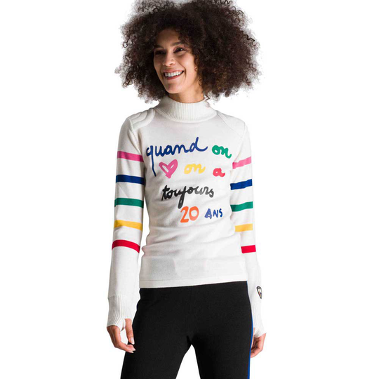 Rossignol Poetic Round Neck Sweater Multicolor XS Woman