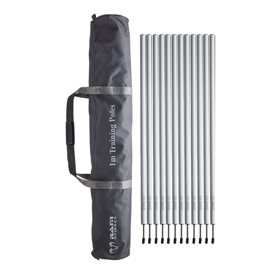 1 Metre Training Poles - Set Of 12