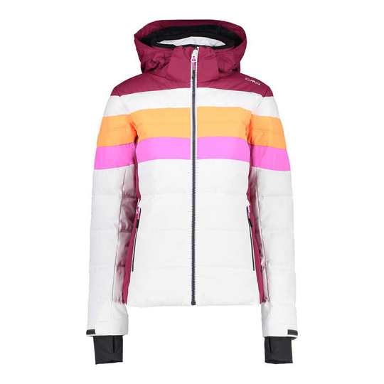 Cmp Zip Hood 31w0246 Jacket White 2XS Woman