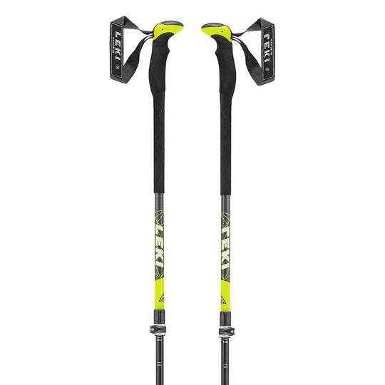 Leki Alpino Aergon 2 Poles Black 110-150 cm