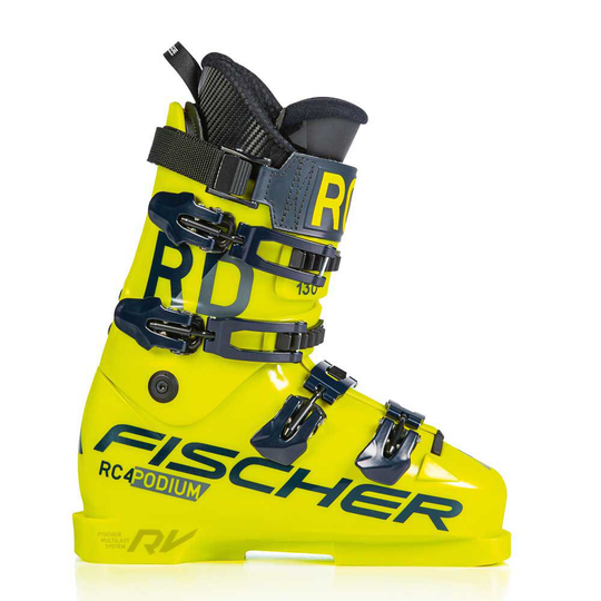Fischer Rc4 Podium Rd 130 Alpine Ski Boots Yellow 22.5