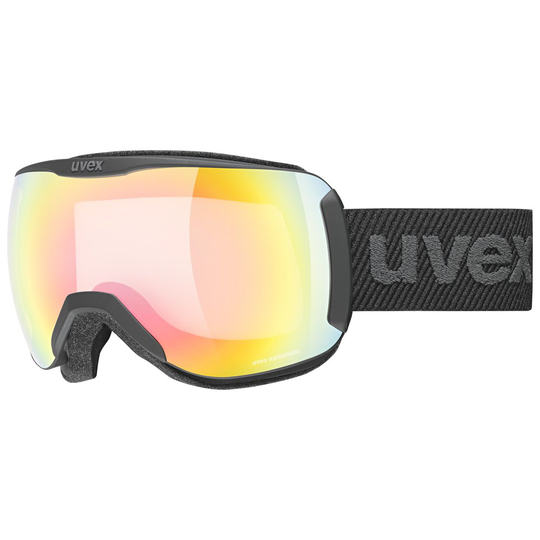Uvex Downhill 2100 Variomatic Ski Goggles Golden Mirror Rainbow Variomatic Clear/CAT1-3