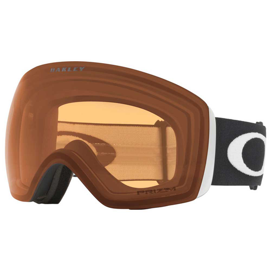 Oakley Flight Deck Prizm Ski Goggles Black Prizm Persimmon/CAT1