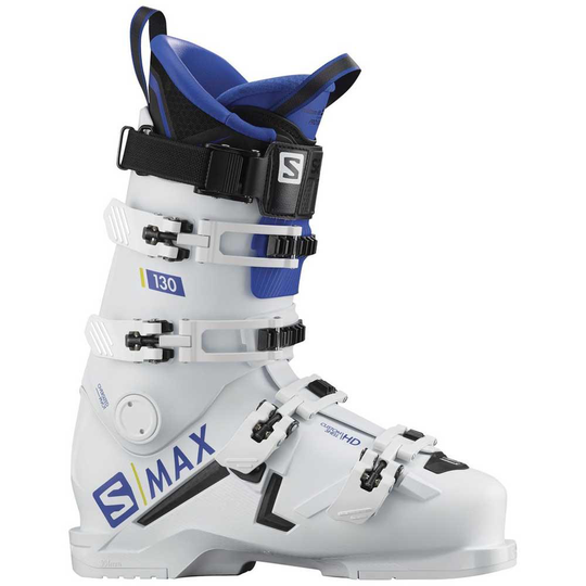 Salomon S Max 130 Alpine Ski Boots White 25.0-25.5