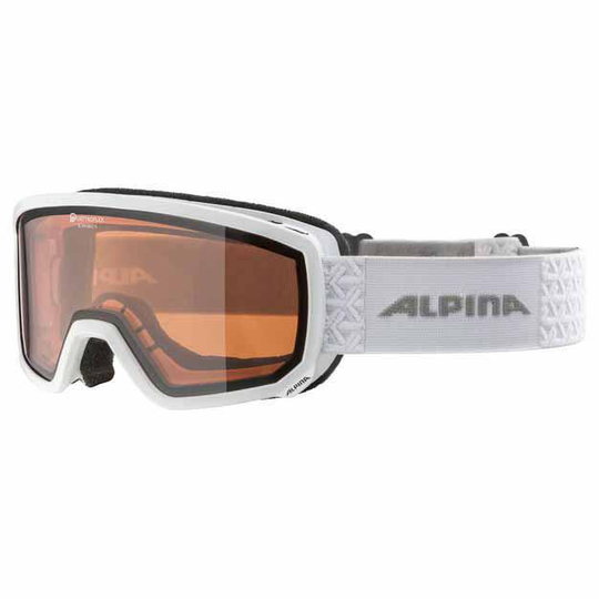Alpina Scarabeo S Qh Ski Goggles White Ruby Red / Orange QH/CAT2
