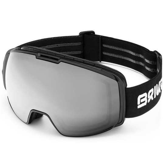 Briko Kili Free Fighter 7.6 Otg Ski Goggles Black Silver Mirror/CAT2