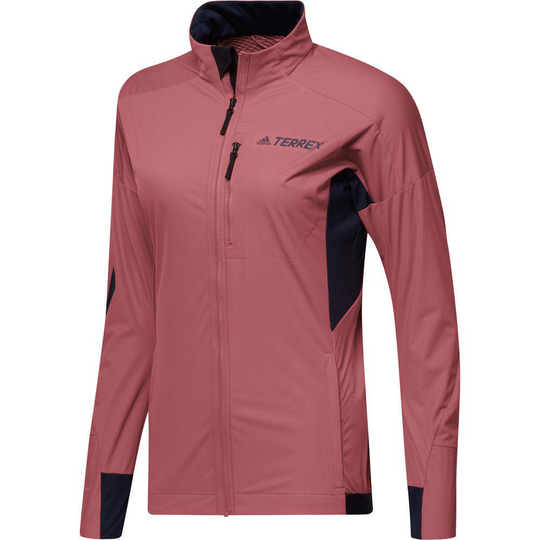 Adidas Terrex Xperior Cross-country Ski Soft Shell Jacket Pink M Woman