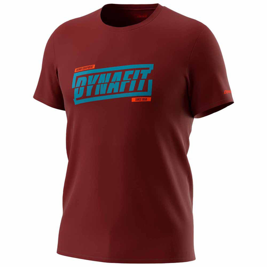 Dynafit Graphic Co Short Sleeve T-shirt Red S Man