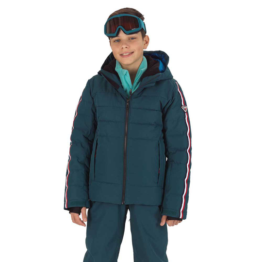 Rossignol Hiver Polydown Jacket Green 10 Years Boy