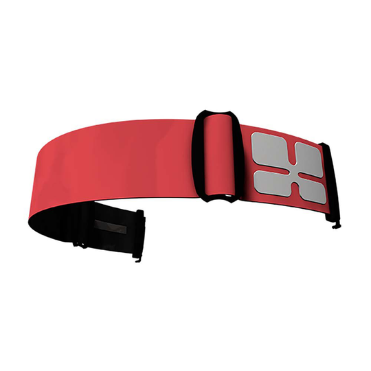 Aphex New Red+logo White Goggle Straps Red