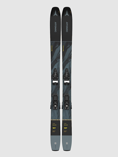 Atomic Backland 107mm 182 + Shift 13 MNC 2023 Ski Set black