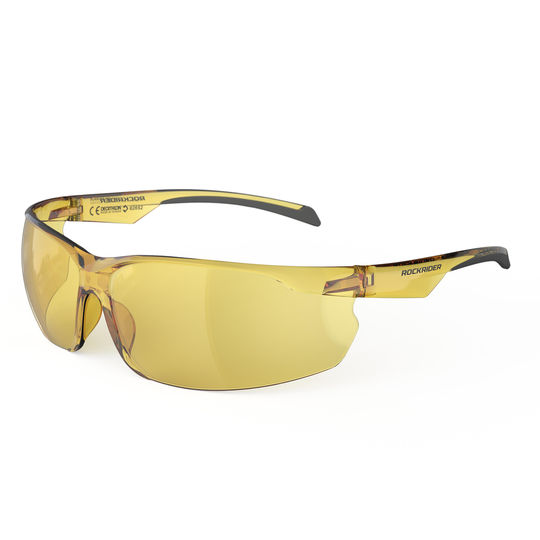 St 100 Mountain Bike Sunglasses Category 1 - Yellow