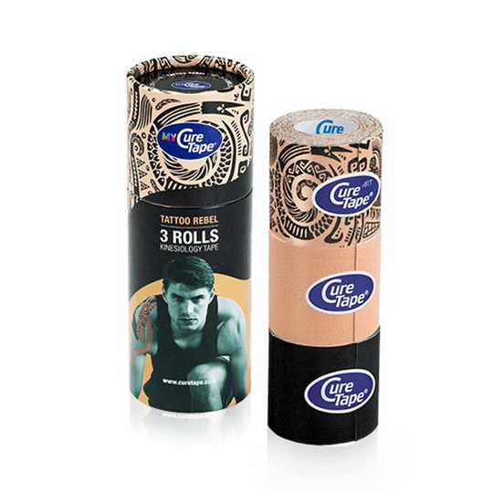Mycuretape | 3 Rolls Kinesiology Tape | Tattoo Rebel