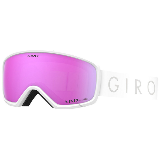 Giro Millie Ski Goggles White Vivid Pink/CAT2
