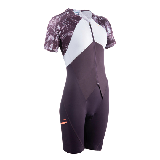 Women's Long-distance Trisuit - Purple