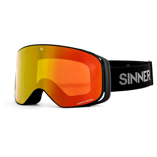 Sinner Olympia + Ski Goggles Golden Double Orange Sintrast / CAT1