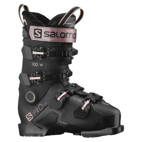 Salomon S/pro Hv 100 Gw Alpine Ski Boots Woman Black 22.0-22.5