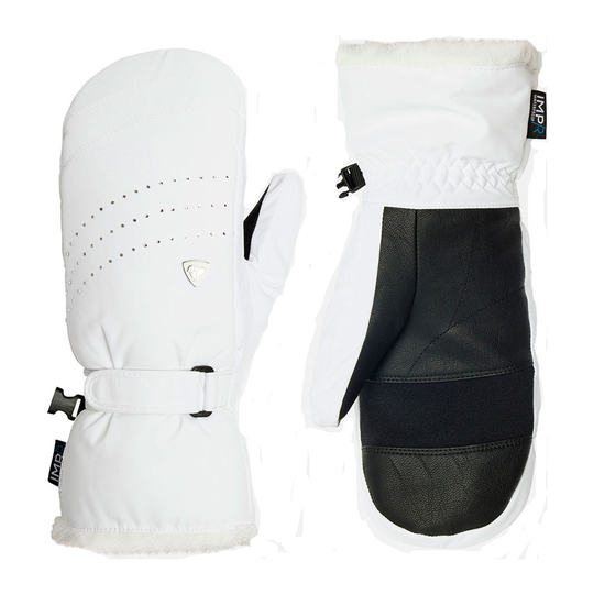 Rossignol Famous Impr Mittens White L Woman
