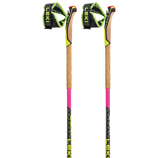 Leki Alpino Mezza Race Poles Yellow 140 cm