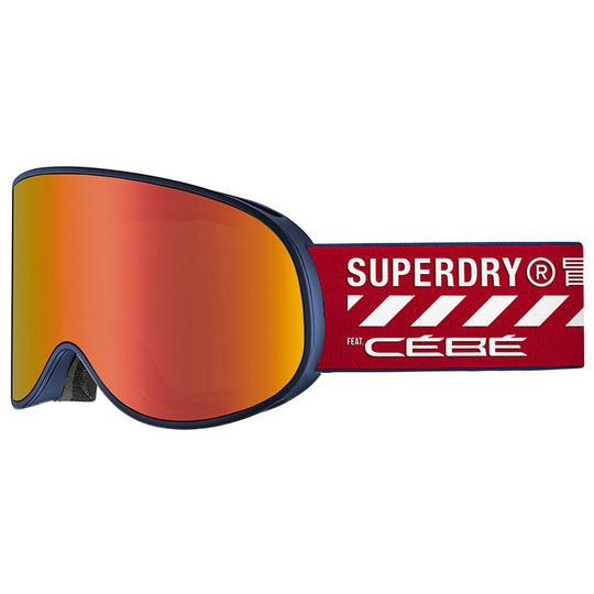 Cebe Attraction X Superdry Ski Goggles Red Grey Flash Red/CAT3 + Amber Flash Mirror/CAT1