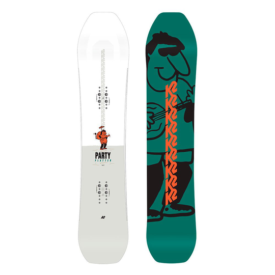 K2 Snowboards Party Platter Snowboard Green 152