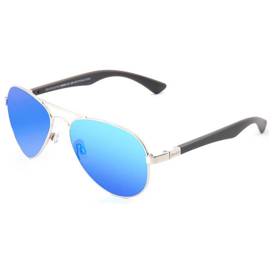 Sinner Santos Sunglasses Black,Silver Sintec Icy Light Blue Oil/CAT3