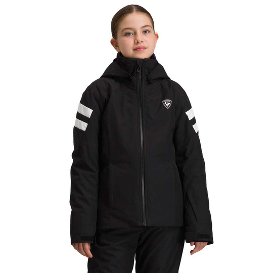 Rossignol Ski Jacket Girl Black 10 Years Boy